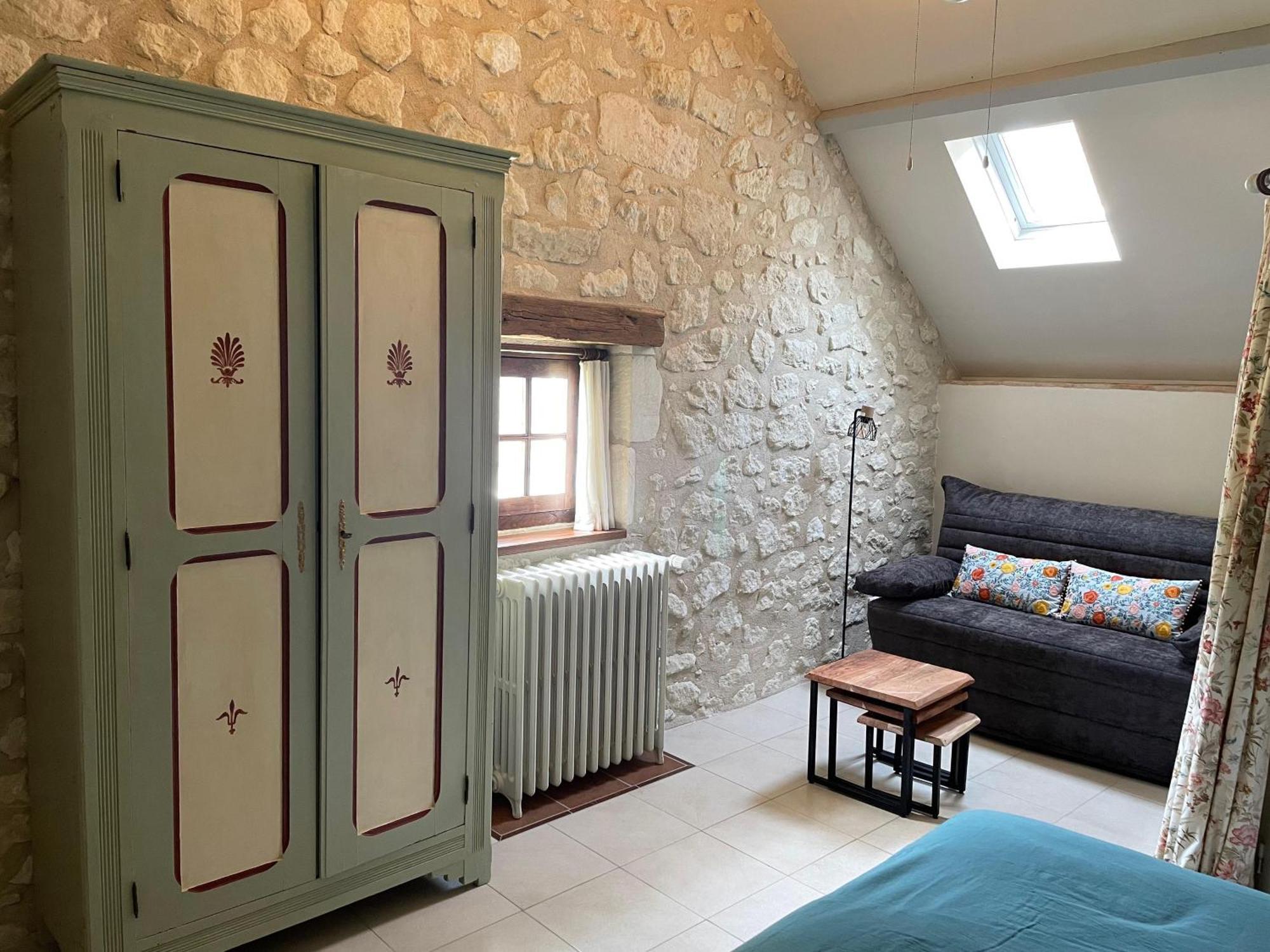Les Bertaulieres Bed & Breakfast Bossay-sur-Claise Oda fotoğraf