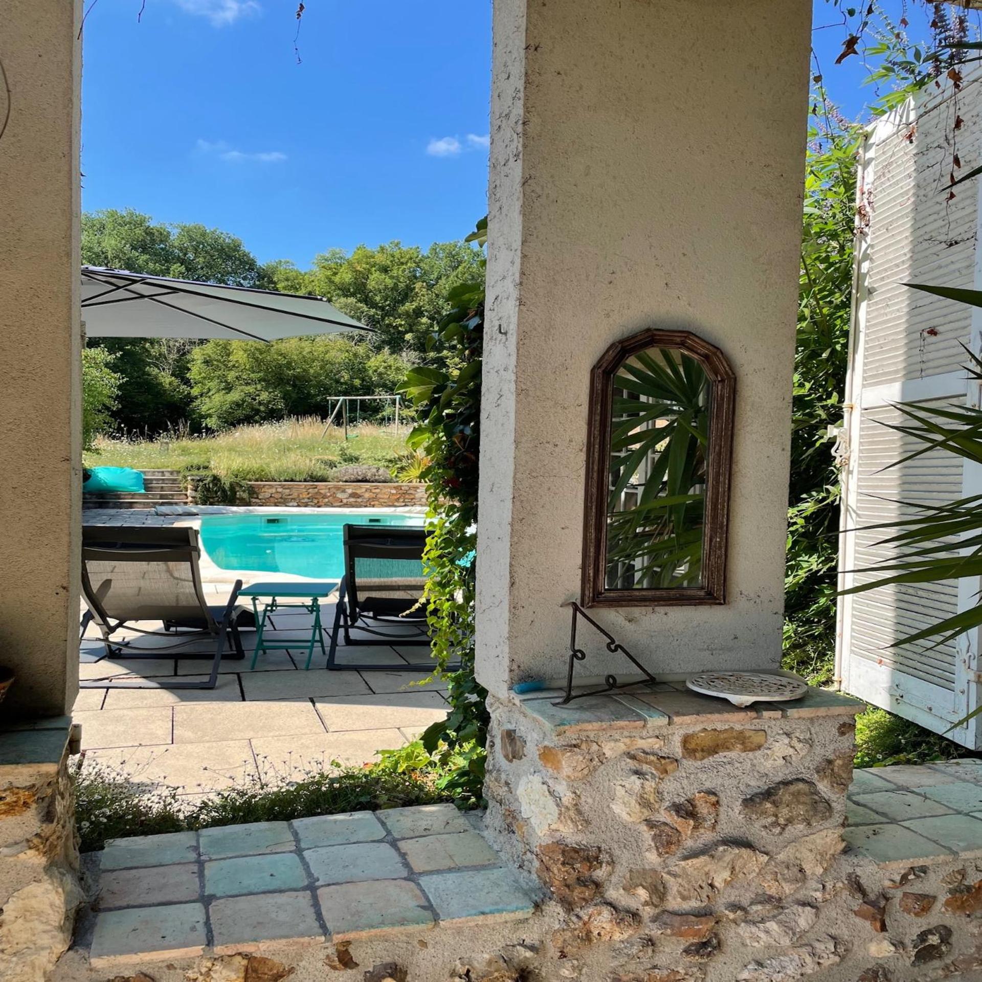 Les Bertaulieres Bed & Breakfast Bossay-sur-Claise Dış mekan fotoğraf