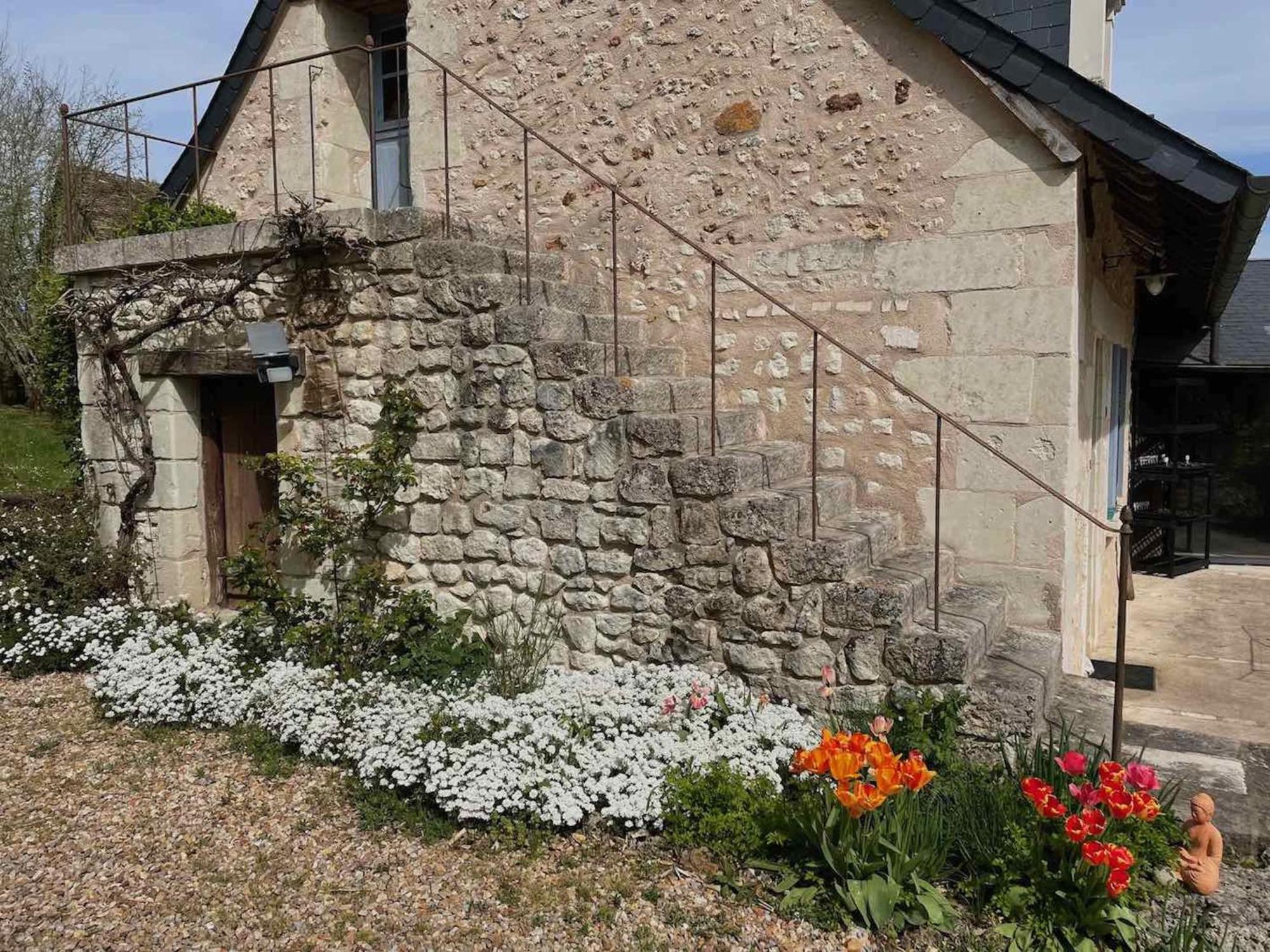 Les Bertaulieres Bed & Breakfast Bossay-sur-Claise Oda fotoğraf